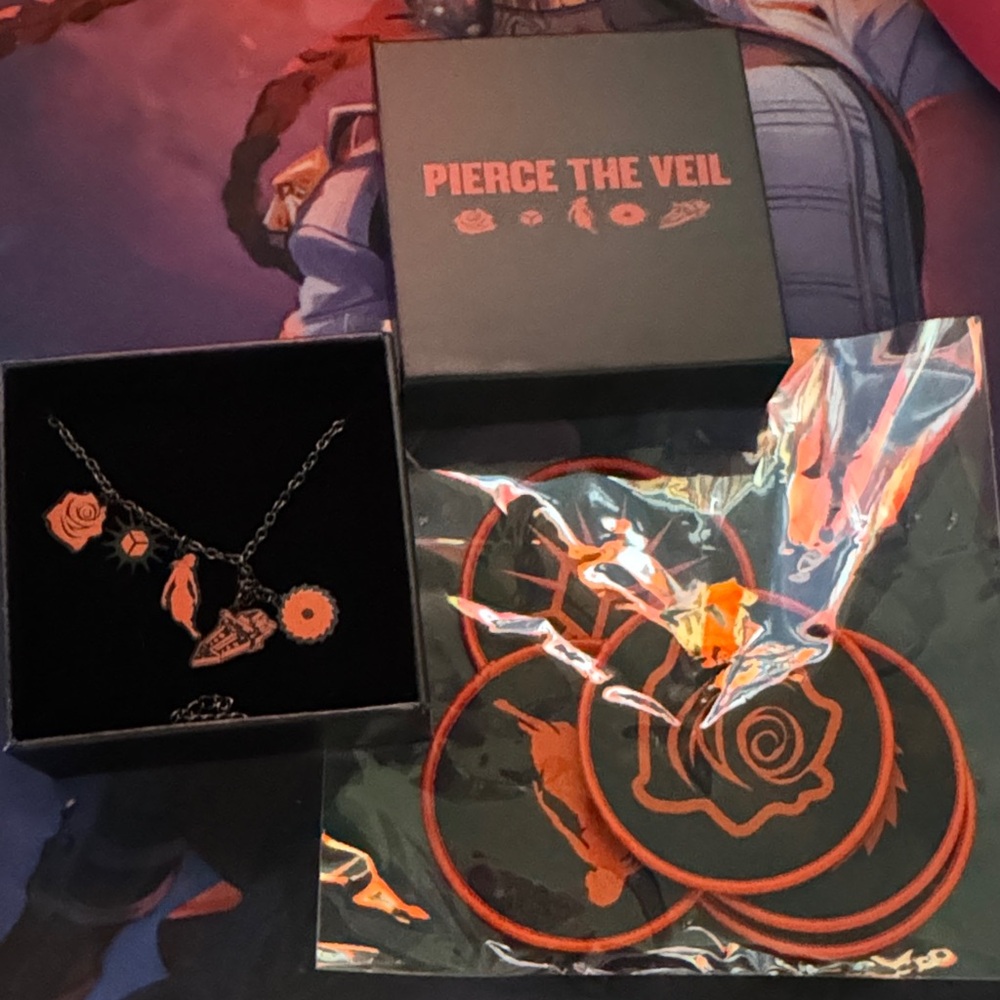 Pierce the Veil Necklace and patches